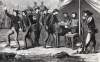 Pay Day, Sherman's Army, Atlanta, Georgia, 1864, artist's impression, detail