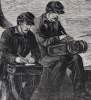 Pay Day, Sherman's Army, Atlanta, Georgia, 1864, artist's impression, more detail
