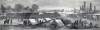 Destroyed home of Colonel Pegram, C.S.A, Siege of Petersburg, Virginia, November 1864, artist's impression, zoomable image