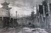 Street Scene, Beijing, China, 1866, artist's impression