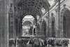 Cathedral Basilica of Saints Peter and Paul, Philadelphia, Pennsylvania, November 1864, artist's impression, zoomable image