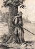 "A Rainy Day on Picket," Edwin Forbes, copper plate etching, 1876, zoomable image