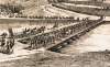 "The Pontoon Bridges," Edwin Forbes, copper plate etching, 1876, detail