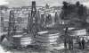Pit Hole City, Pennsylvania, November 1865, artist's impression, detail