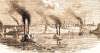 Quincy, Illinois, 1861, artist's impression