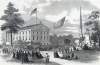 Mass Meeting, Richmond, Virginia, August 29, 1865, artist's impression