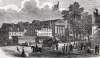 The Richmond, Fredericksburg, and Potomac Railroad Depot, Richmond, Virginia, October 1865, artist's impression