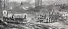 Union road-building, Siege of Petersburg, Virginia, November 1864, artist's impression, detail