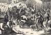 "General Sherman's Rearguard," Thomas Nast, April 1864, zoomable image, detail