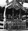 Reviewing Stand with waiting guests. the Grand Review of the Army, Washington DC, May 23-24, 1865, detail