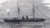 The Confederate States Ship "Rappahannock", Calias, France, November, 1863, artist's impression