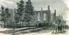 African-American church burning, Petersburg, Virginia, May 1, 1866, artist's impression