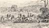 "A Scouting Party," Edwin Forbes, copper plate etching, 1876, detail