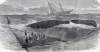 Sinking of the "Titania," October 16, 1865, artist's impression