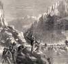 Ambush of a Federal Supply Train, Tennessee, October 1863, artist's impression, zoomable image