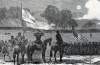 Union Army's Sixth Corps at the Third Battle of Winchester, Virginia, September 19, 1864, artist's impression, detail
