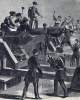 Spiking the Guns at Fort Moultrie, South Carolina, December 1860, artist's impression, detail