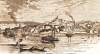 St. Joseph, Missouri, 1861, artist's impression