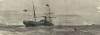 Star of the West, fired upon off Charleston Harbor, January 9, 1861, artist's impression, zoomable image