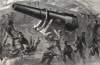 The U.S.S. Richmond in a Storm, artist's impression, May 1864, detail