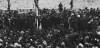Preparing the national flag the Flag Raising Ceremony at Fort Sumter, South Carolina, April 14, 1865, zoomable image, detail