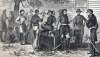 Confederate surrender negotiations, Orange County, North Carolina, April 18, 1865, artist's impression, zoomable image, detail