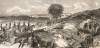 Confederate garrison marching out after surrender, Vicksburg, Mississippi, July 4, 1863, artist's impression, detail