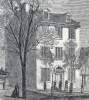 House of Secretary William Seward, Washington, D.C., 1865, artist's impression, detail