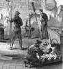 Baking turkeys for Soldier's Thanksgiving Dinner, New York City, November 1864, artist's impression, detail