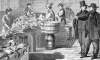 Preparing poultry for Soldier's Thanksgiving Dinner, New York, November 1864, artist's impression, detail