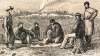 "Traffic between the Lines," Edwin Forbes, copper plate etching, 1876, detail