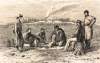 "Traffic between the Lines," Edwin Forbes, copper plate etching, 1876, zoomable image