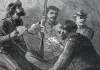 "In the Trenches Before Petersburg," September 1864, artist's impression, further troop detail