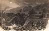 Troop train wreck, near Huron, Indiana, 1861, September 17, 1861, artist's impression