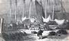 Burling Slip, New York City, July 1865, artist's impression