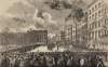 Presentation of colors to 20th U.S. Colored Infantry Regiment, New York City, March 5, 1864, zoomable image