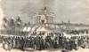 Federal troops march into Vicksburg, Mississippi, July 4, 1863, artist's impression, zoomable image
