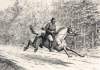 "The Newspaper Correspondent," Edwin Forbes, copper plate etching, 1876, zoomable image