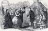 "Balloon Wedding," New York City, November 8, 1865, artist's impression