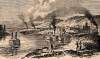 Wheeling, Virginia, 1861, artist's impression