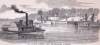 Union infantry disembarking at Winton, North Carolina, July 26, 1863, artist's impression, zoomable image