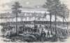 Battle of Ream's Station, Virginia, August 25, 1864, artist's impression, zoomable image