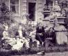 Moncure Daniel Conway, circa 1890, with family at their London home, detail