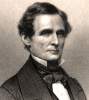 Jefferson Finis Davis, engraved portrait, 1861