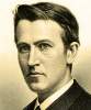 Thomas Alva Edison, engraving, detail