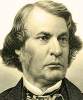 Charles Sumner, engraving, detail