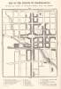 Map of Burned Sections of Chambersburg, PA, 1864, zoomify