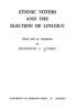 Ethnic Voters and the Election of Lincoln, Title Page
