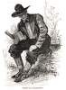"Lincoln as a Rail-Splitter," Illustration, 1884